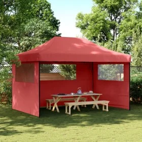 Pop-Up Folding Party Tent 3 Burgundy Side Walls by vidaXL, Tents and gazebos - Ref: Foro24-4004971, Price: 175,97 €, Discount: %