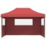 Pop-Up Folding Party Tent 3 Burgundy Side Walls by vidaXL, Tents and gazebos - Ref: Foro24-4004971, Price: 175,97 €, Discount: %