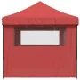 Pop-Up Folding Party Tent 3 Burgundy Side Walls by vidaXL, Tents and gazebos - Ref: Foro24-4004971, Price: 175,97 €, Discount: %