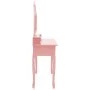 Pink paulownia wood dressing table and stool set 100x40x146 cm by vidaXL, Bedroom Dressers - Ref: Foro24-289323, Price: 190,7...
