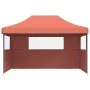 Pop-Up Folding Party Tent 3 Terracotta Side Walls by vidaXL, Tents and gazebos - Ref: Foro24-4004973, Price: 175,72 €, Discou...