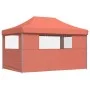 Pop-Up Folding Party Tent 3 Terracotta Side Walls by vidaXL, Tents and gazebos - Ref: Foro24-4004973, Price: 175,72 €, Discou...
