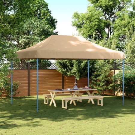 Pop-Up folding party tent beige 440x292x315 cm by vidaXL, Tents and gazebos - Ref: Foro24-4004959, Price: 127,06 €, Discount: %