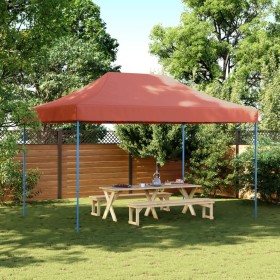 Tienda de fiesta plegable Pop-Up terracota 440x292x315 cm