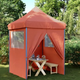 Pop-Up Folding Party Tent 4 Terracotta Side Walls by vidaXL, Tents and gazebos - Ref: Foro24-4005005, Price: 143,75 €, Discou...
