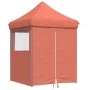 Pop-Up Folding Party Tent 4 Terracotta Side Walls by vidaXL, Tents and gazebos - Ref: Foro24-4005005, Price: 140,49 €, Discou...