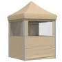 Pop-Up Folding Party Tent with 4 Beige Side Walls by vidaXL, Tents and gazebos - Ref: Foro24-4004999, Price: 141,26 €, Discou...