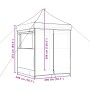 Pop-Up Folding Party Tent with 4 Beige Side Walls by vidaXL, Tents and gazebos - Ref: Foro24-4004999, Price: 143,75 €, Discou...