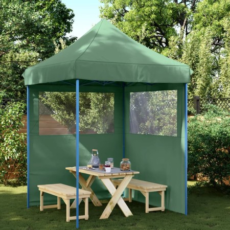 Pop-up-Faltzelt mit 2 Seitenwänden in Grün von vidaXL, Zelte und Pavillons - Ref: Foro24-4004992, Preis: 123,34 €, Rabatt: %