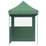Pop-Up Folding Party Tent with 2 Side Walls Green by vidaXL, Tents and gazebos - Ref: Foro24-4004992, Price: 120,71 €, Discou...