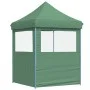 Pop-Up Folding Party Tent with 2 Side Walls Green by vidaXL, Tents and gazebos - Ref: Foro24-4004992, Price: 120,71 €, Discou...