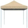 Tienda de fiesta plegable Pop-Up beige 410x279x315 cm de vidaXL, Carpas y cenadores - Ref: Foro24-4005007, Precio: 124,44 €, ...