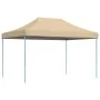 Tienda de fiesta plegable Pop-Up beige 410x279x315 cm de vidaXL, Carpas y cenadores - Ref: Foro24-4005007, Precio: 124,44 €, ...