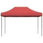 Burgundy Pop-Up folding party tent 410x279x315 cm by vidaXL, Tents and gazebos - Ref: Foro24-4005011, Price: 130,06 €, Discou...