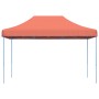 Terracotta Pop-Up Folding Party Tent 410x279x315 cm by vidaXL, Tents and gazebos - Ref: Foro24-4005013, Price: 132,40 €, Disc...