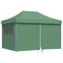 Pop-up-Faltzelt mit 4 Seitenwänden in Grün von vidaXL, Zelte und Pavillons - Ref: Foro24-4005024, Preis: 174,41 €, Rabatt: %
