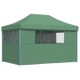 Pop-up-Faltzelt mit 4 Seitenwänden in Grün von vidaXL, Zelte und Pavillons - Ref: Foro24-4005024, Preis: 174,41 €, Rabatt: %
