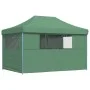 Pop-Up Folding Party Tent with 4 Side Walls Green by vidaXL, Tents and gazebos - Ref: Foro24-4005024, Price: 186,13 €, Discou...