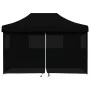 Pop-Up Folding Party Tent with 4 Black Side Walls by vidaXL, Tents and gazebos - Ref: Foro24-4005030, Price: 227,69 €, Discou...