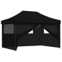 Tienda de fiesta plegable Pop-Up con 4 paredes laterales negra de vidaXL, Carpas y cenadores - Ref: Foro24-4005030, Precio: 1...
