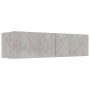 TV-Schrank aus betongrauem Sperrholz, 120 x 30 x 30 cm von vidaXL, TV-Möbel - Ref: Foro24-801494, Preis: 55,66 €, Rabatt: %