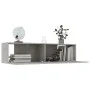 Concrete gray plywood TV cabinet 120x30x30 cm by vidaXL, TV Furniture - Ref: Foro24-801494, Price: 54,68 €, Discount: %