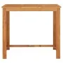Gartentisch und Hocker 5 Stück Akazienholz PE Rattan grau von vidaXL, Gartensets - Ref: Foro24-3295290, Preis: 389,93 €, Raba...