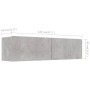 TV-Schrank aus betongrauem Sperrholz, 120 x 30 x 30 cm von vidaXL, TV-Möbel - Ref: Foro24-801494, Preis: 55,66 €, Rabatt: %