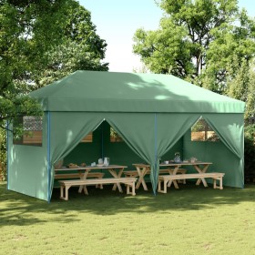 Pop-up-Faltzelt mit 4 Seitenwänden in Grün von vidaXL, Zelte und Pavillons - Ref: Foro24-4004952, Preis: 235,84 €, Rabatt: %