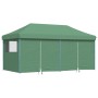 Pop-up-Faltzelt mit 4 Seitenwänden in Grün von vidaXL, Zelte und Pavillons - Ref: Foro24-4004952, Preis: 235,84 €, Rabatt: %