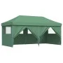 Pop-Up Folding Party Tent with 4 Side Walls Green by vidaXL, Tents and gazebos - Ref: Foro24-4004952, Price: 230,11 €, Discou...