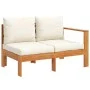 Gartensofa-Set mit Kissen 5-teilig aus massivem Akazienholz von vidaXL, Gartensets - Ref: Foro24-3214858, Preis: 634,72 €, Ra...