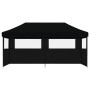 Pop-Up-Faltzelt mit 3 schwarzen Seitenwänden von vidaXL, Zelte und Pavillons - Ref: Foro24-4004950, Preis: 204,45 €, Rabatt: %
