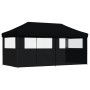 Pop-Up-Faltzelt mit 3 schwarzen Seitenwänden von vidaXL, Zelte und Pavillons - Ref: Foro24-4004950, Preis: 204,45 €, Rabatt: %