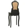Black paulownia wood dressing table and stool set 50x59x136 cm by vidaXL, Bedroom Dressers - Ref: Foro24-289312, Price: 138,3...