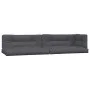 Garden pallet sofa set and cushions 4 pieces acacia wood by vidaXL, Outdoor sofas - Ref: Foro24-3209457, Price: 702,66 €, Dis...