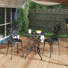 Bistrostühle 2 Stk. Aluminiumguss schwarz von vidaXL, Gartenstühle - Ref: Foro24-317750, Preis: 153,60 €, Rabatt: %