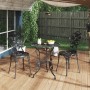 Sillas de bistró 2 unidades aluminio fundido negro de vidaXL, Sillas de jardín - Ref: Foro24-317750, Precio: 163,75 €, Descue...