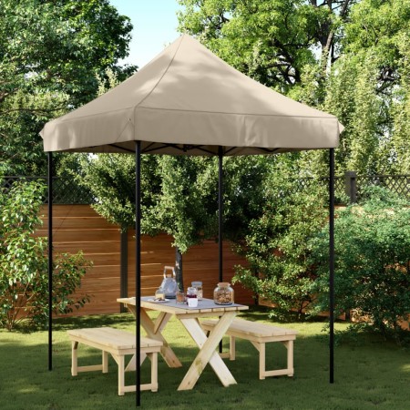 Tienda de fiesta plegable Pop-Up taupe 200x200x306 cm de vidaXL, Carpas y cenadores - Ref: Foro24-4004986, Precio: 91,37 €, D...