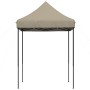 Pop-Up taupe folding party tent 200x200x306 cm by vidaXL, Tents and gazebos - Ref: Foro24-4004986, Price: 91,44 €, Discount: %