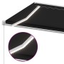 Toldo retráctil manual con LED gris antracita 450x300 cm de vidaXL, Toldos - Ref: Foro24-3069564, Precio: 508,50 €, Descuento: %