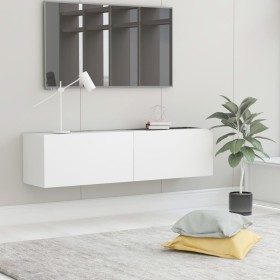 Weißer TV-Schrank aus Holzwerkstoff, 120 x 30 x 30 cm von vidaXL, TV-Möbel - Ref: Foro24-801490, Preis: 87,37 €, Rabatt: %