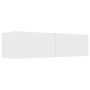 Mueble de TV madera de ingeniería blanco 120x30x30 cm de vidaXL, Muebles TV - Ref: Foro24-801490, Precio: 74,37 €, Descuento: %