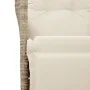 Silla de jardín reclinable con cojines ratán sintético beige de vidaXL, Sillas de jardín - Ref: Foro24-365662, Precio: 127,99...