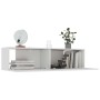 Weißer TV-Schrank aus Holzwerkstoff, 120 x 30 x 30 cm von vidaXL, TV-Möbel - Ref: Foro24-801490, Preis: 74,37 €, Rabatt: %