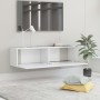 Weißer TV-Schrank aus Holzwerkstoff, 120 x 30 x 30 cm von vidaXL, TV-Möbel - Ref: Foro24-801490, Preis: 74,37 €, Rabatt: %