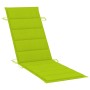 Garden lounger with solid acacia wood cushion by vidaXL, Loungers - Ref: Foro24-3061583, Price: 185,87 €, Discount: %