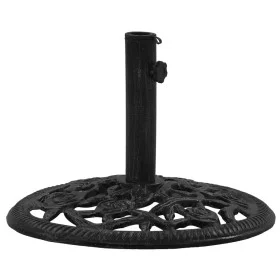 Base de sombrilla de hierro fundido negro 48x48x33 cm de vidaXL, Bases para sombrillas - Ref: Foro24-317749, Precio: 65,09 €,...