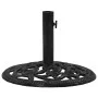 Base de sombrilla de hierro fundido negro 48x48x33 cm de vidaXL, Bases para sombrillas - Ref: Foro24-317749, Precio: 65,09 €,...