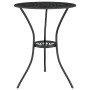 Mesa y sillas de bistró 3 piezas aluminio fundido negro by vidaXL, Garden sets - Ref: Foro24-317754, Price: 197,69 €, Discoun...